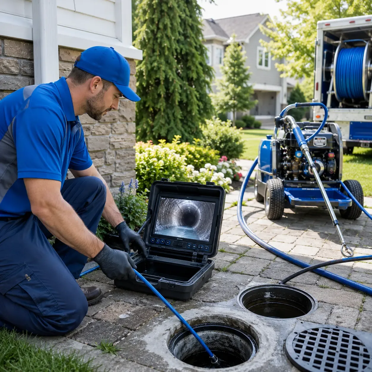 Outdoor drain cleaning professionals serving North Ridgeville, OH